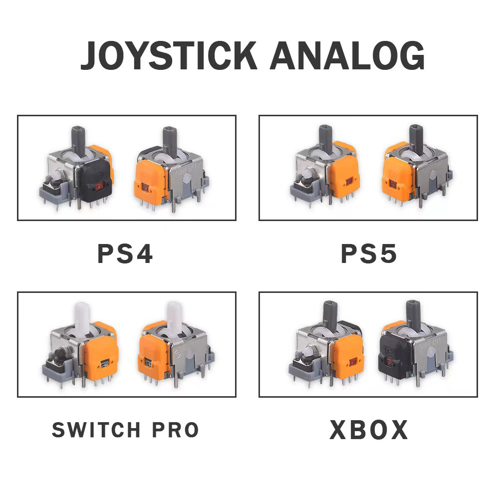 Joystick Module - 2/10 Uds. Joystick electromagnético Hall, mango