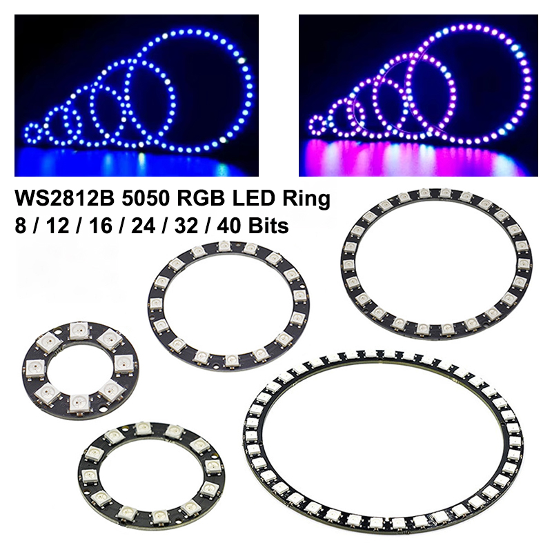 Ws2812B - Anillo LED Inteligente SMD5050 RGB Pixel