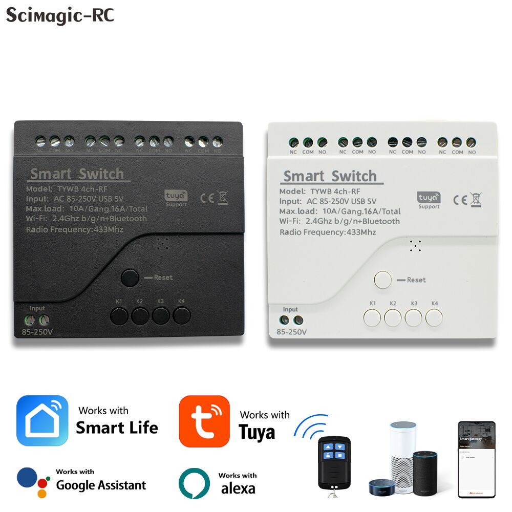 Relay Module 4 Channel - Módulo de interruptor Wifi inteligente Tuya