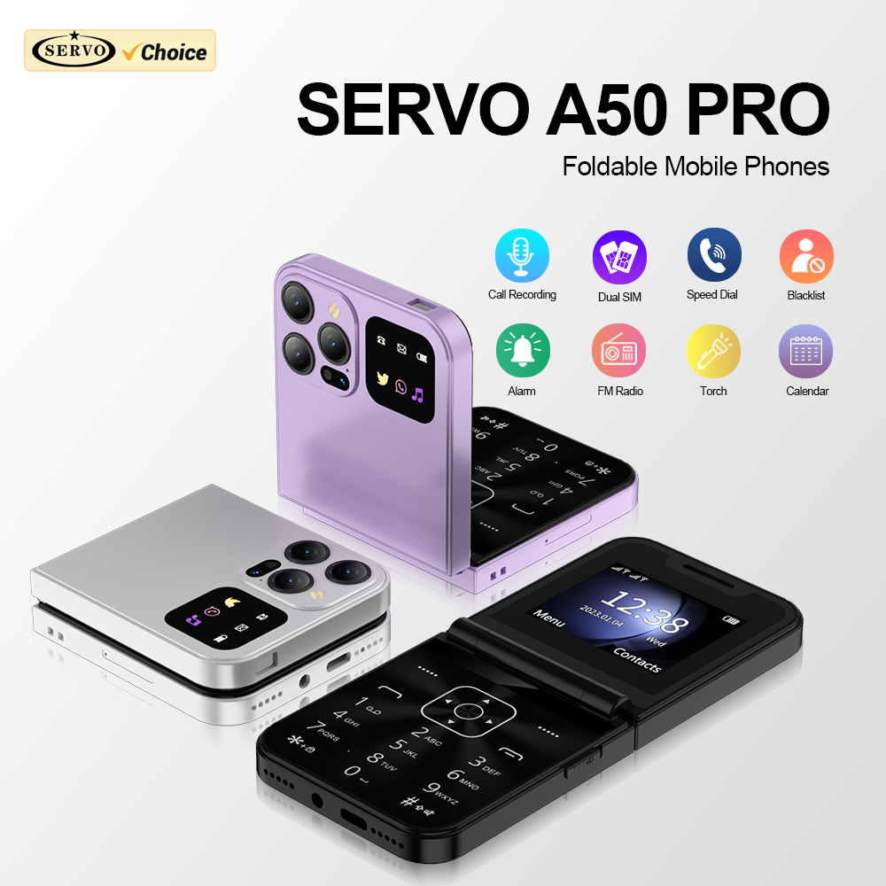 Tft Display 2.4 - SERVO A50 PRO Flip teléfono móvil