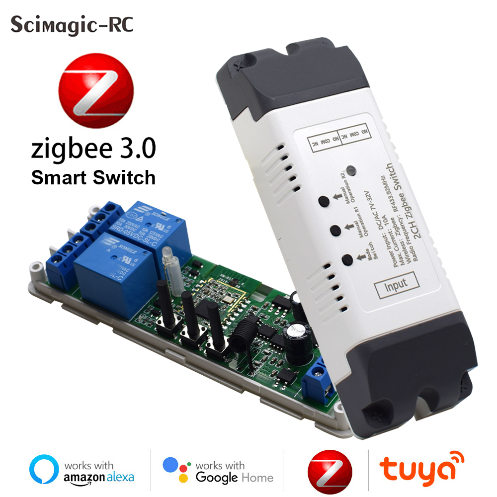 Relay Module 4 Channel - Tuya Zigbee Control remoto inteligente Switch1ch