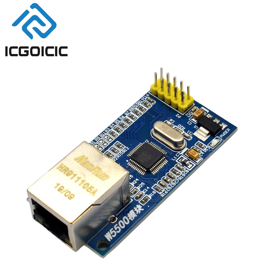 Ethernet W5500 - Módulo Ethernet W5500 – TCP/IP cableado,