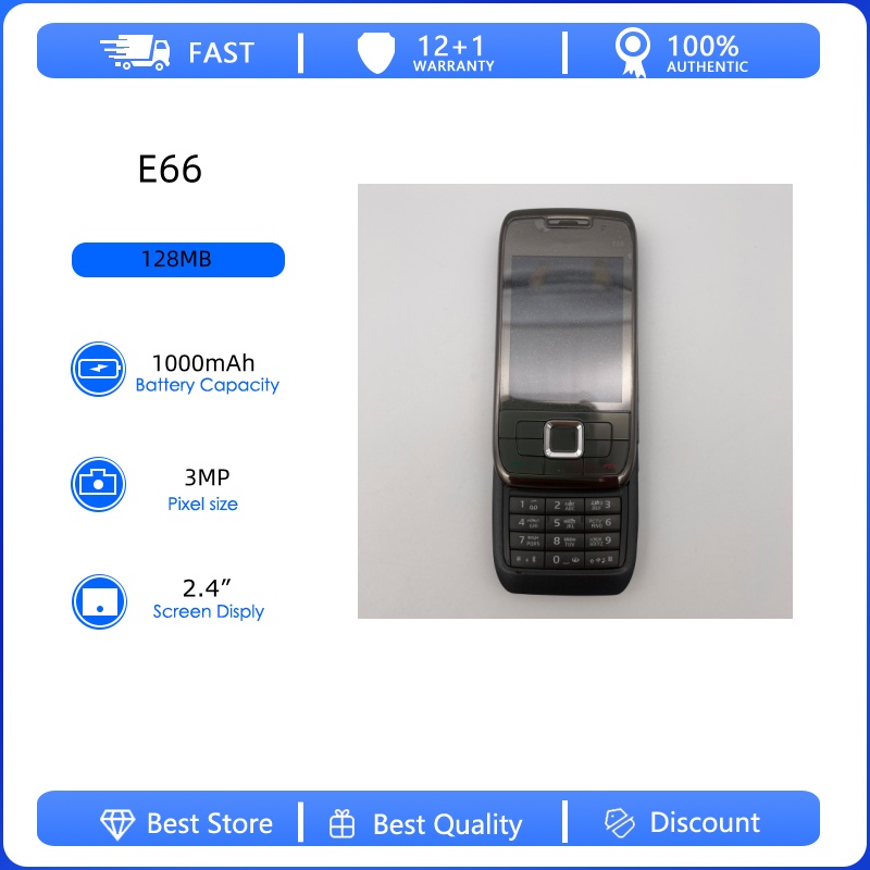 Tft Display 2.4 - Teléfono móvil E66 3G WIFI GSM