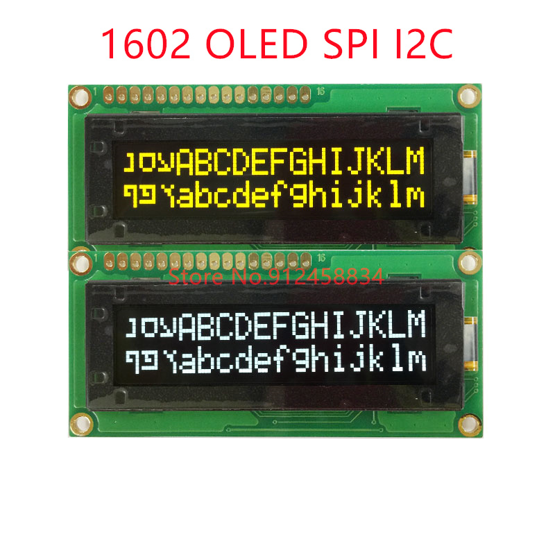 Lcd 1602 - 1602 16X2 OLED SPI I2C 3,3