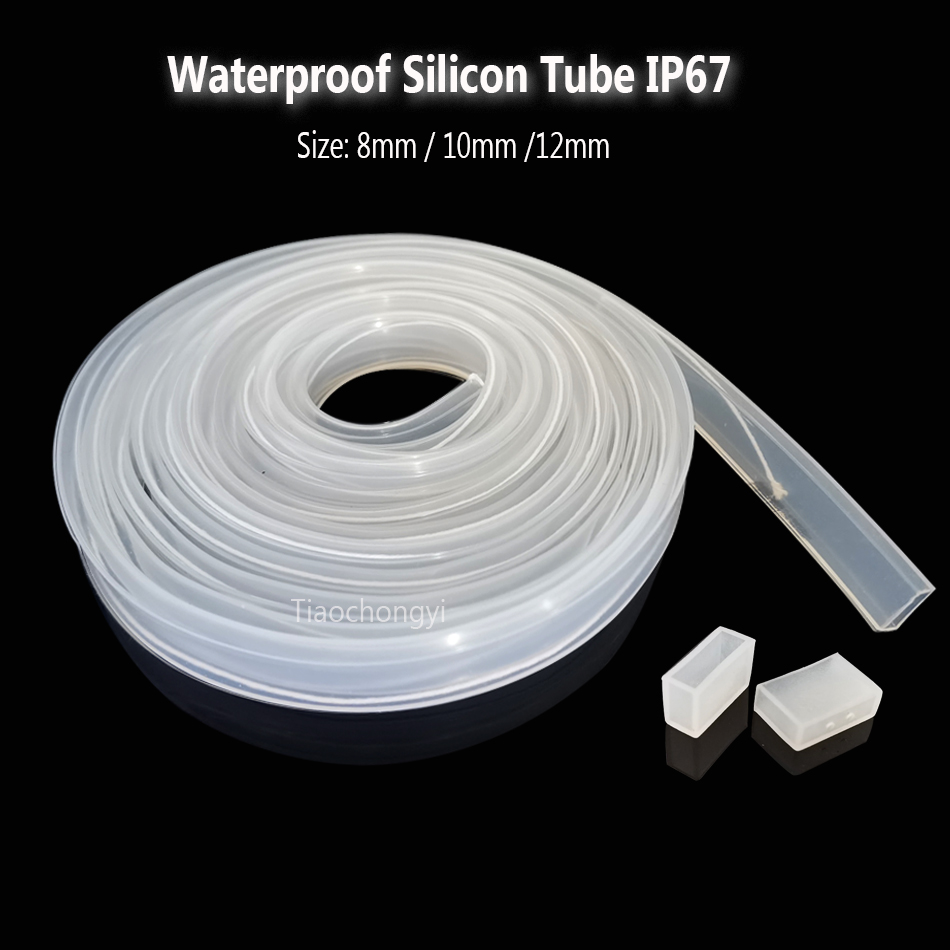 Ws2812B - Tubo de silicona transparente de 8mm,