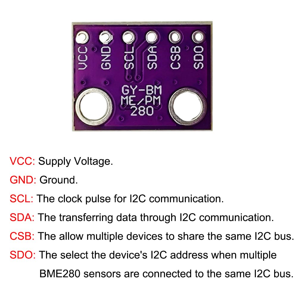 Bme280 - GY-BME280-3.3 Altímetro de alta precisión Sensor