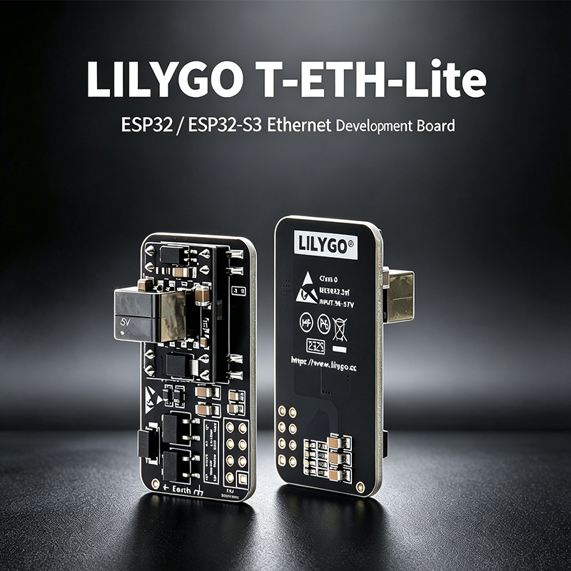 Ethernet W5500 - Placa de Desarrollo LILYGO T‑ETH‑Lite, ESP32/ESP32‑S3,