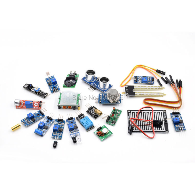 Ultrasonic Sensor Hc-Sr04 - Kit de 16 tipos de módulos