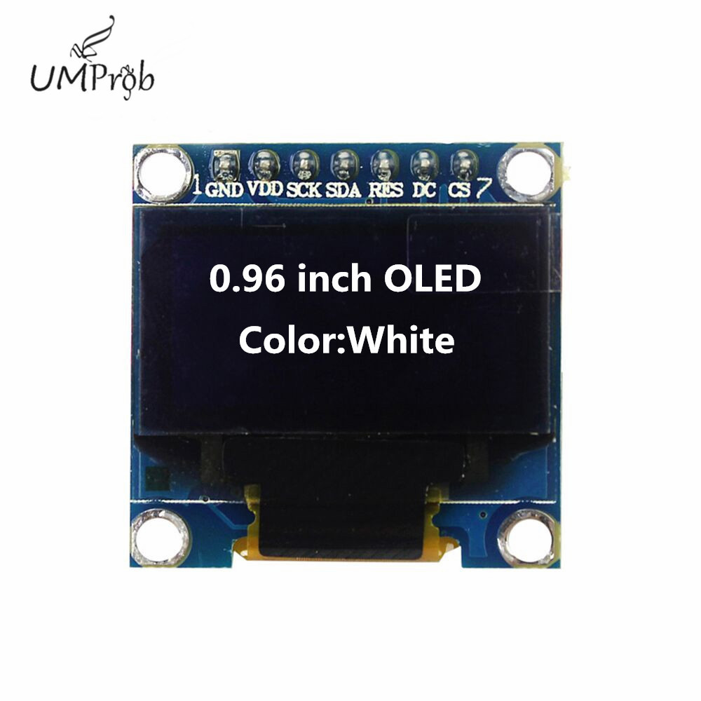 Pantalla OLED LCD Blanca/Azul  - Ssd1306 reseña y precio