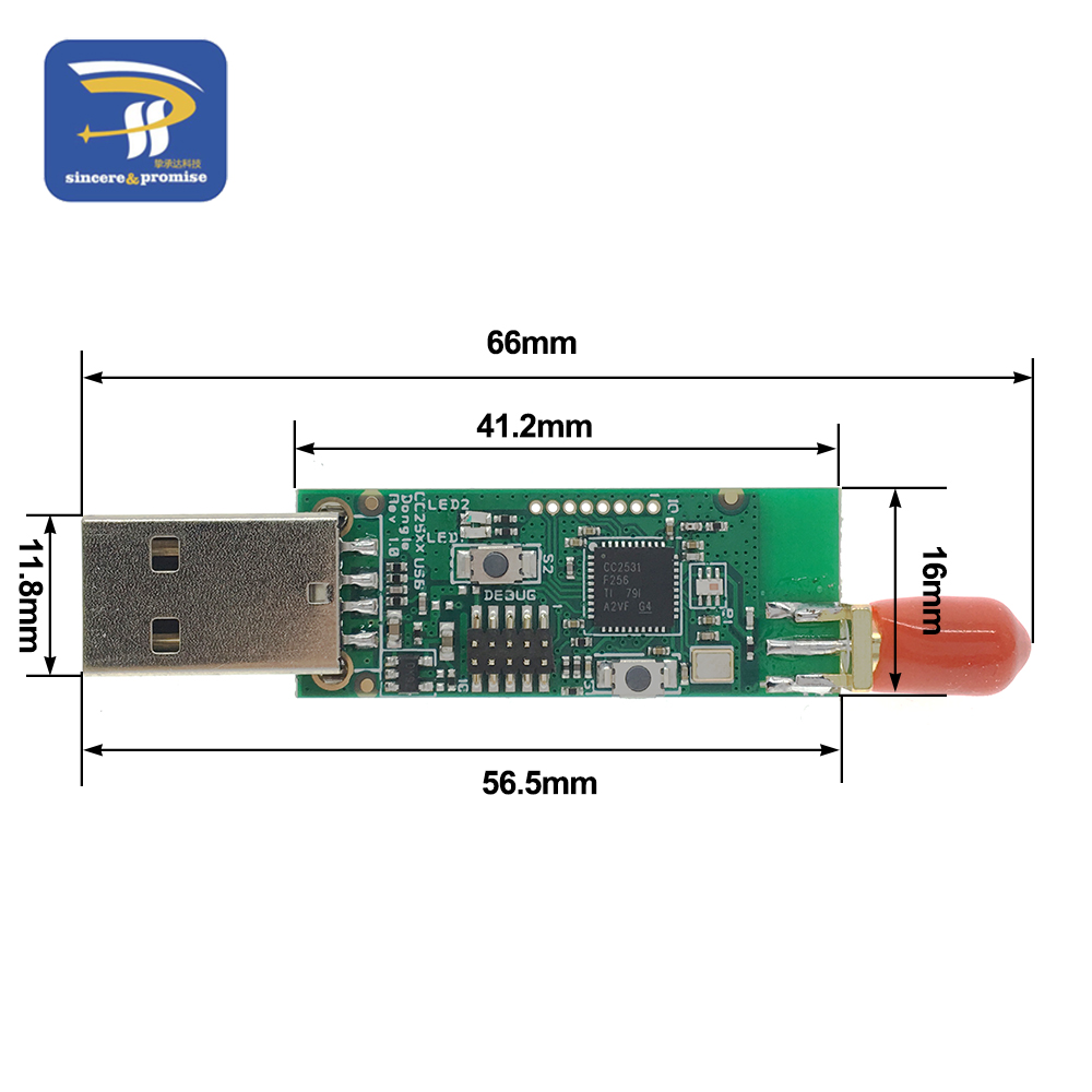 Módulo analizador de protocolo - Zigbee Cc2531 reseña y precio