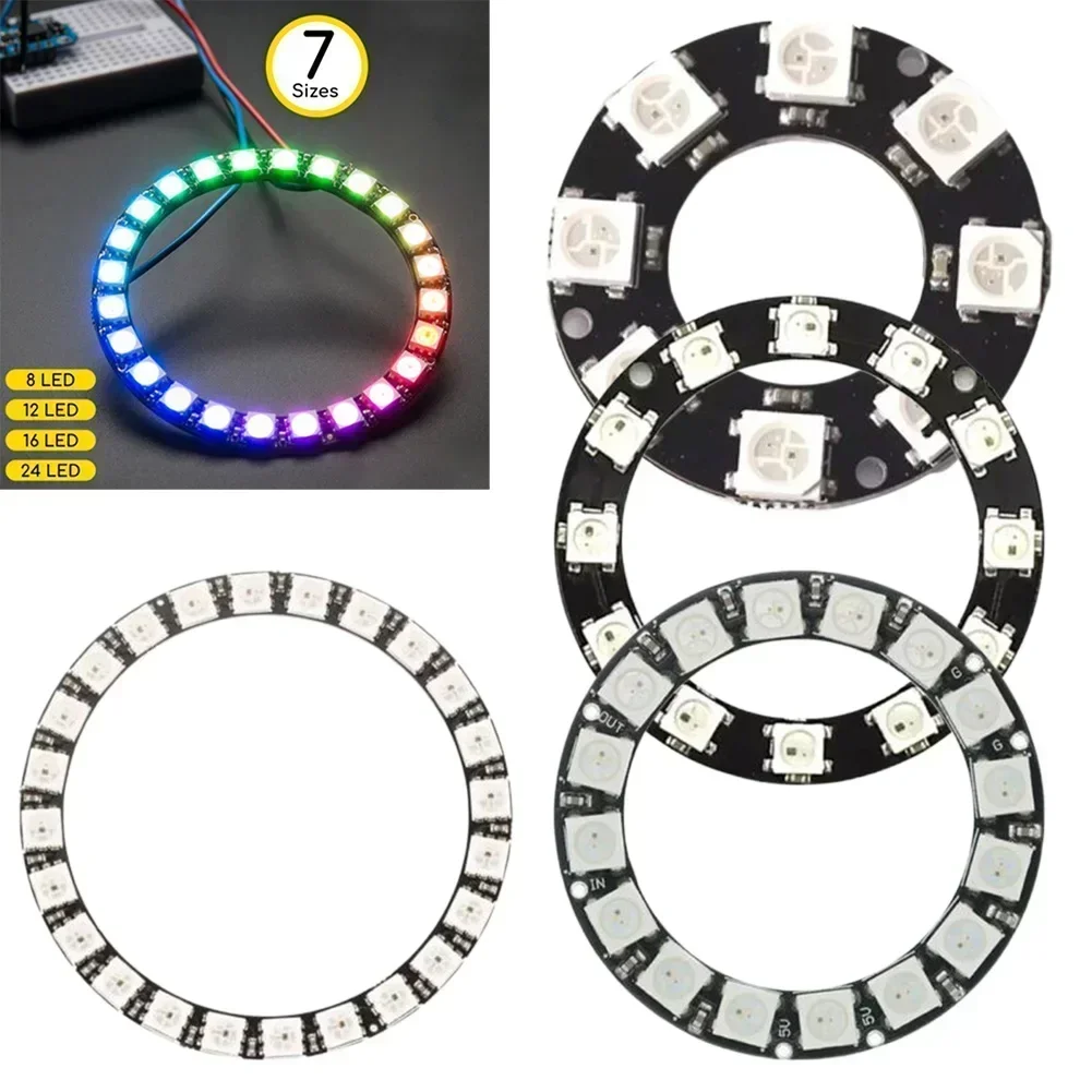 Anillo LED de 5V direccionable - Neopixel reseña y precio