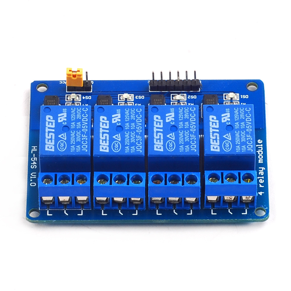 Módulo de relé de 4 canales de - Relay Module 4 Channel reseña y precio