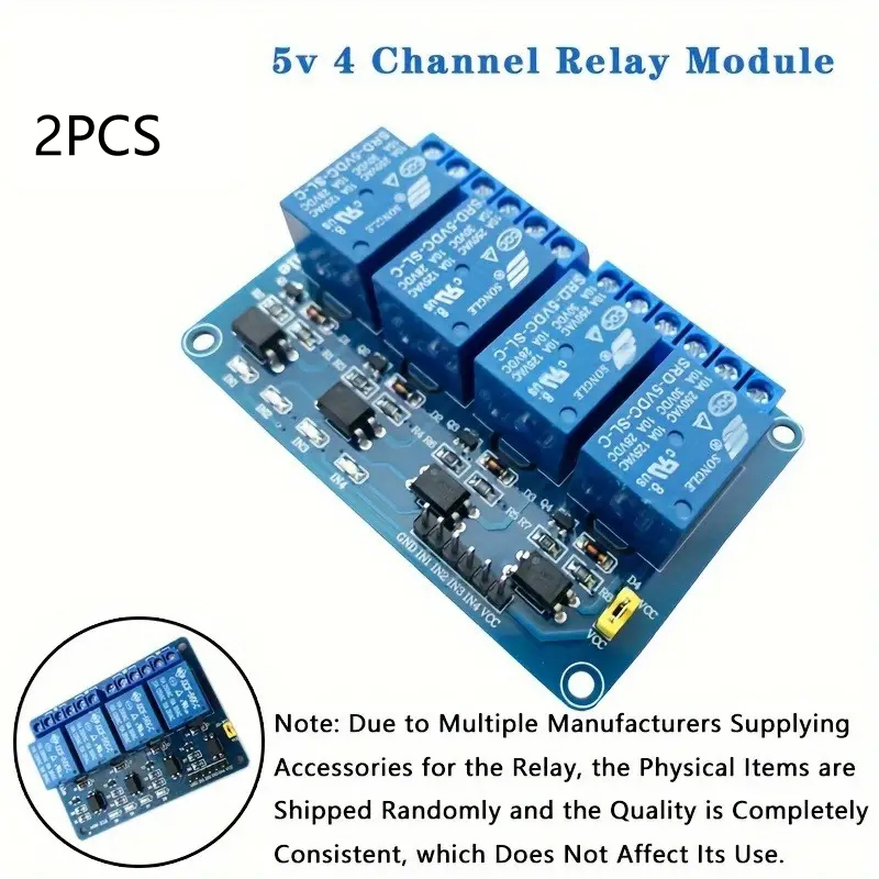 Módulo de relé de 5v de 1/2/4/ - Relay Module 4 Channel reseña y precio