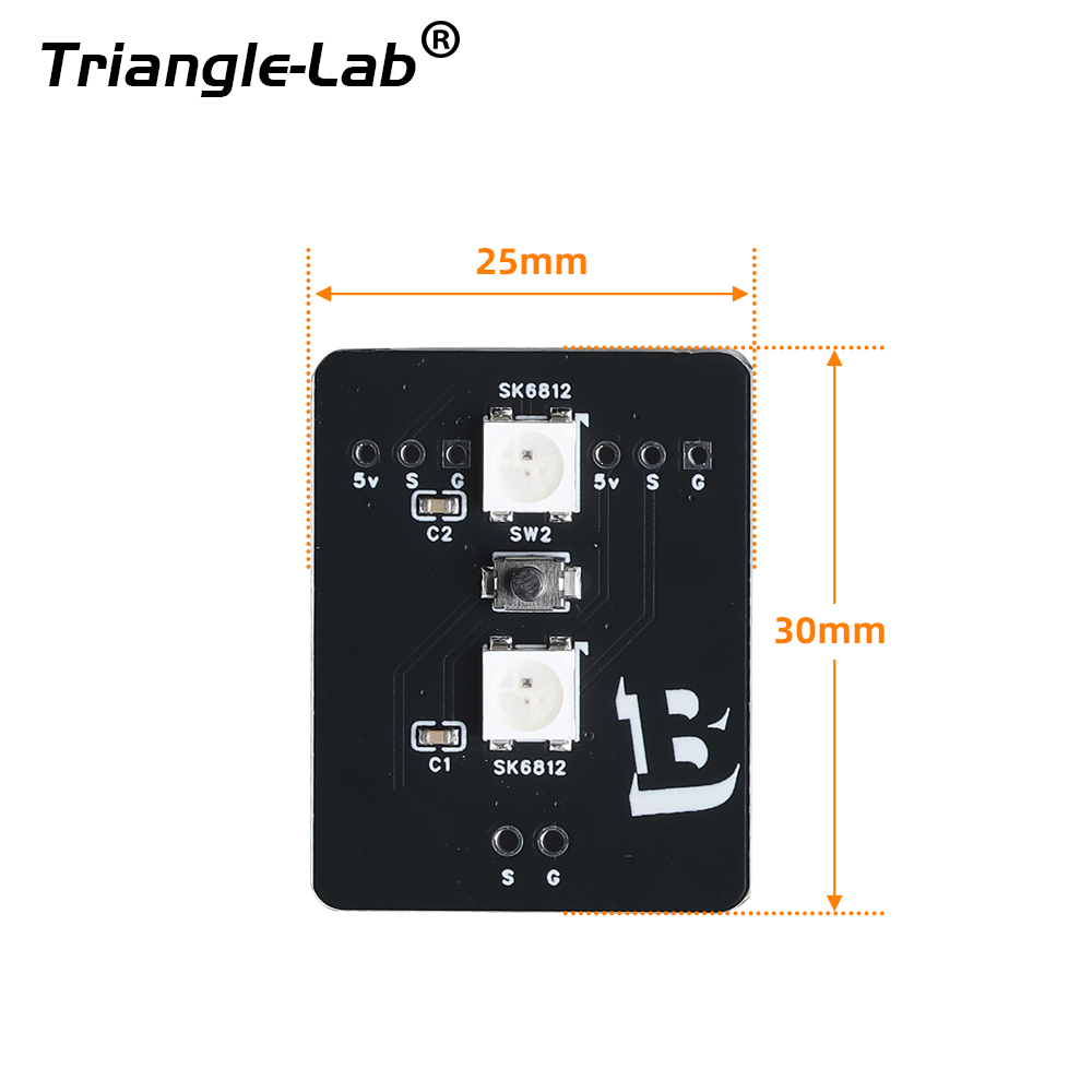 Trianglelab ®   Placa PCB Quat - Neopixel reseña y precio
