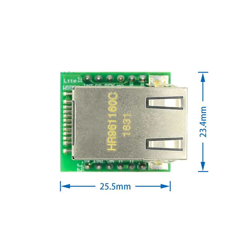 Chip W5500 USR-ES1, nuevo módu - Ethernet W5500 reseña y precio