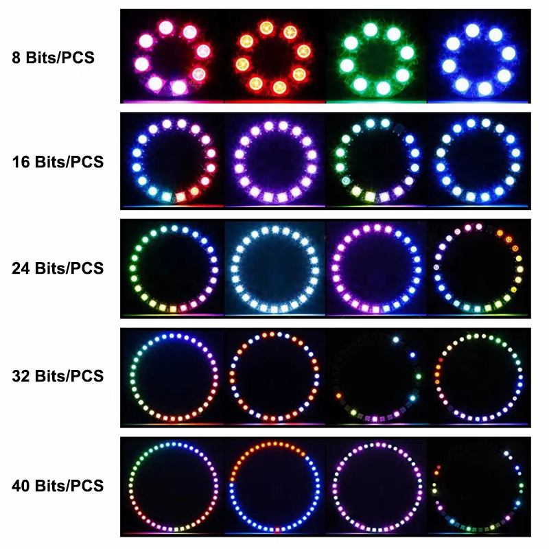 Anillo LED Inteligente SMD5050 - Ws2812B reseña y precio