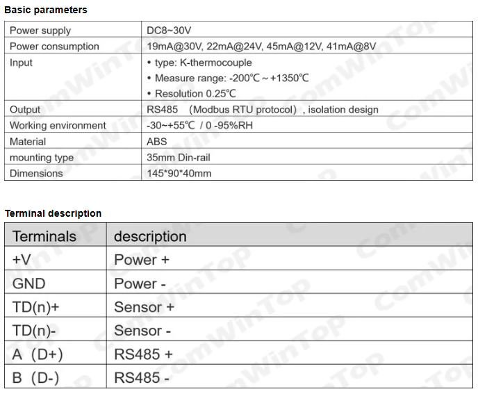 Módulo de Adquisición de Tempe - Thermocouple Module K Type reseña y precio