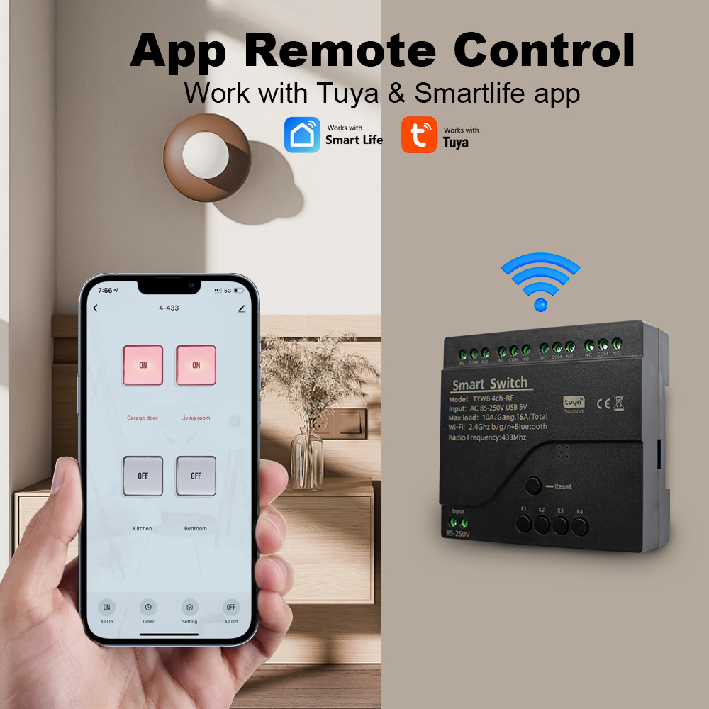 Módulo de interruptor Wifi int - Relay Module 4 Channel reseña y precio