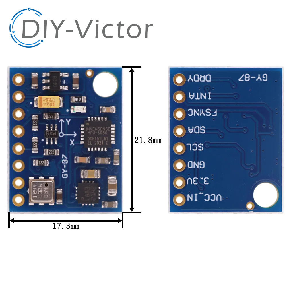 Módulo GY-87 10DOF Original MP - Mpu6050 reseña y precio