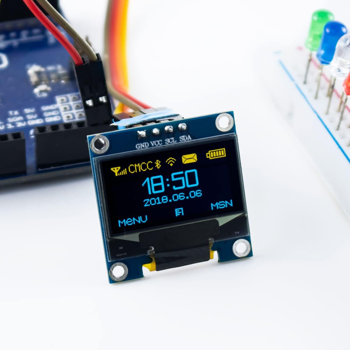 5 uds 0,96 pulgadas OLED I2C I - Ssd1306 reseña y precio