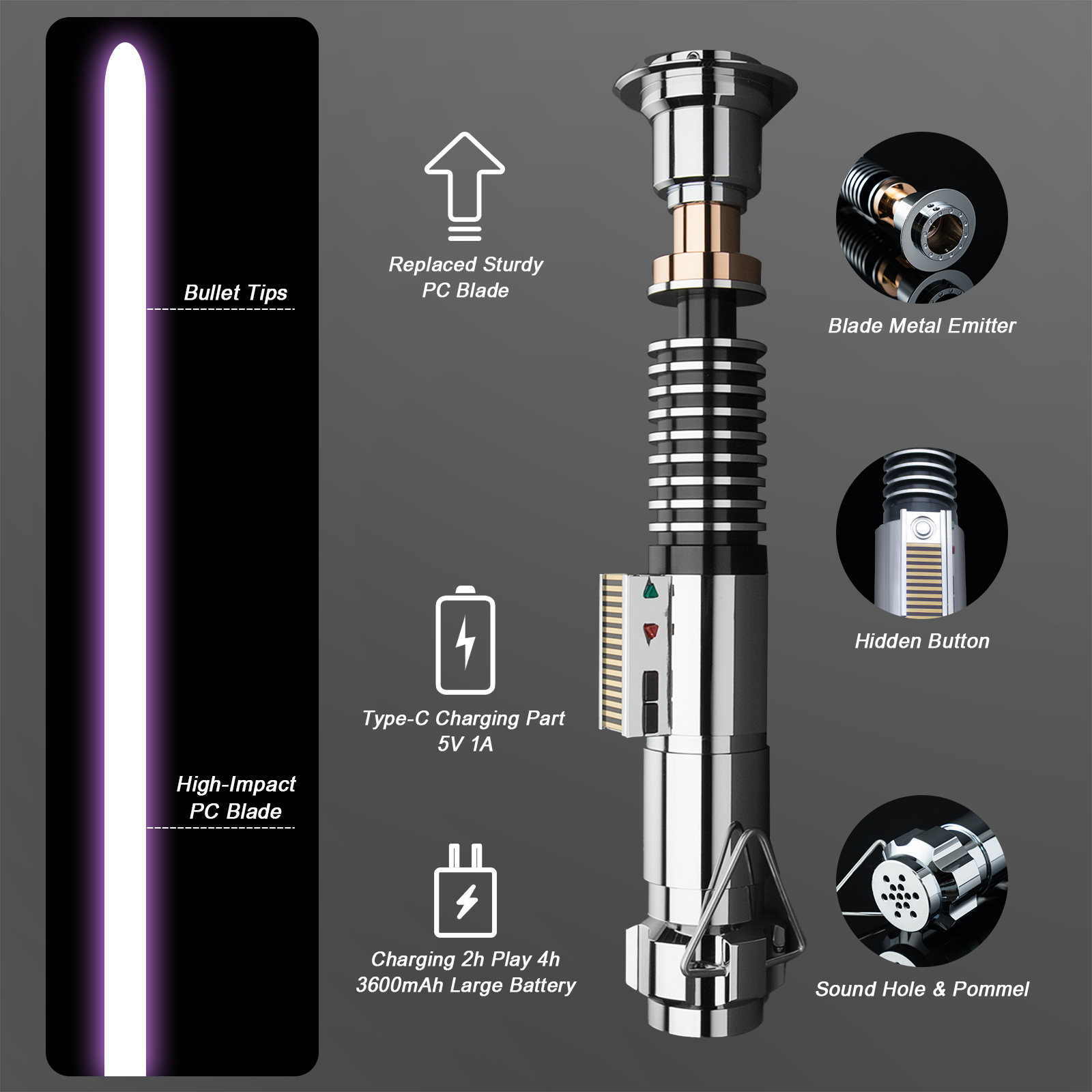 Sable de Luz Neopixel PHS con  - Neopixel reseña y precio