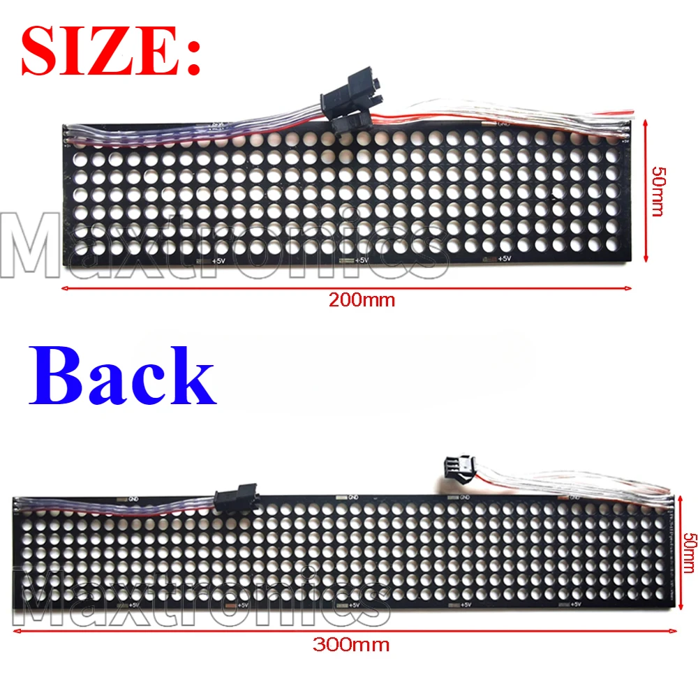 Pantalla LED transparente WS28 - Ws2812B reseña y precio