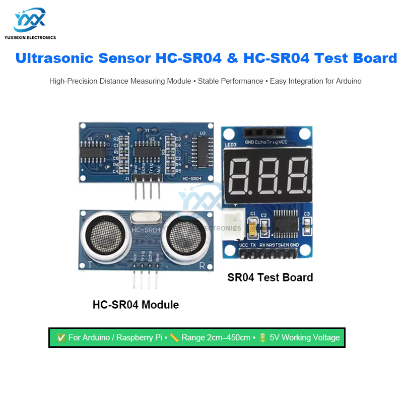 Sensor ultrasónico HC-SR04 HCS - Ultrasonic Sensor Hc-Sr04 reseña y precio