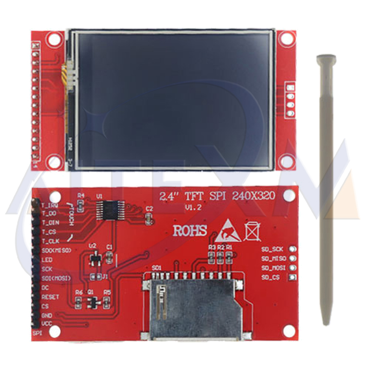 Pantalla serie SPI con táctil  - Tft Display 2.4 reseña y precio