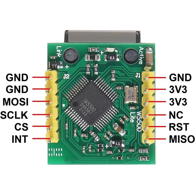 Módulo de red Ethernet 3CGRO-U - Ethernet W5500 reseña y precio