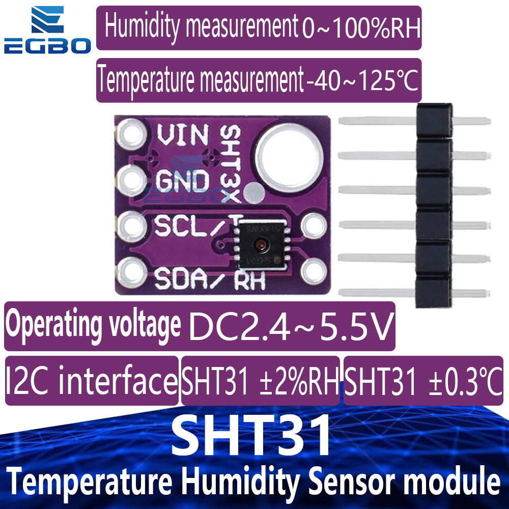 1 Uds SHT31 módulo Sensor de t - Sht31 reseña y precio