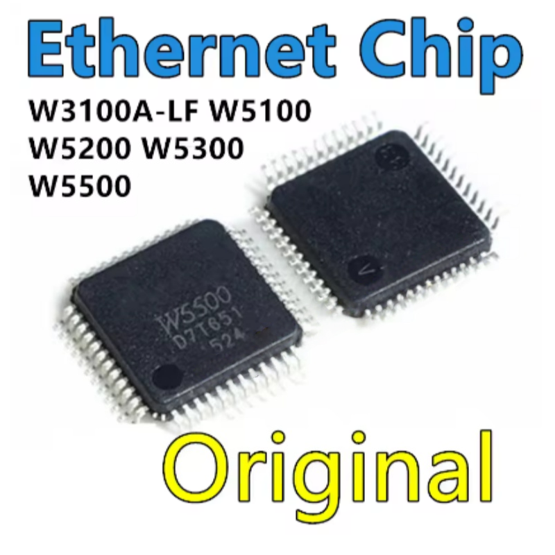 Chip IC W3100A-LF W5100 W5200  - Ethernet W5500 reseña y precio
