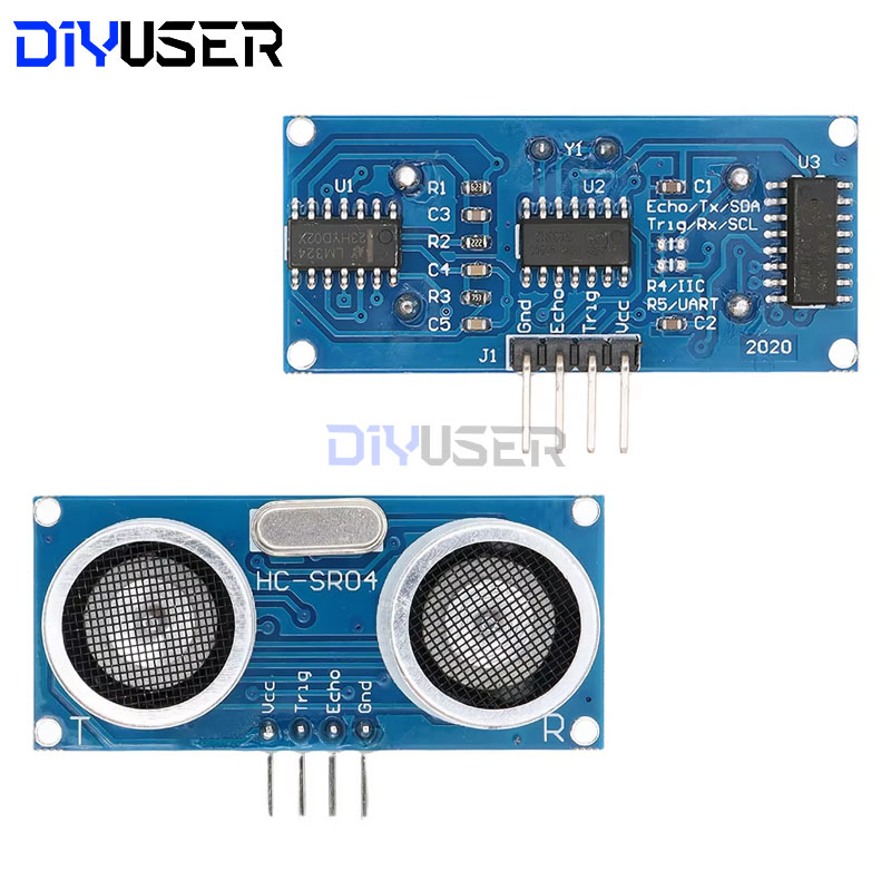 DIYUSER - 2 Módulos Ultrasónic - Ultrasonic Sensor Hc-Sr04 reseña y precio
