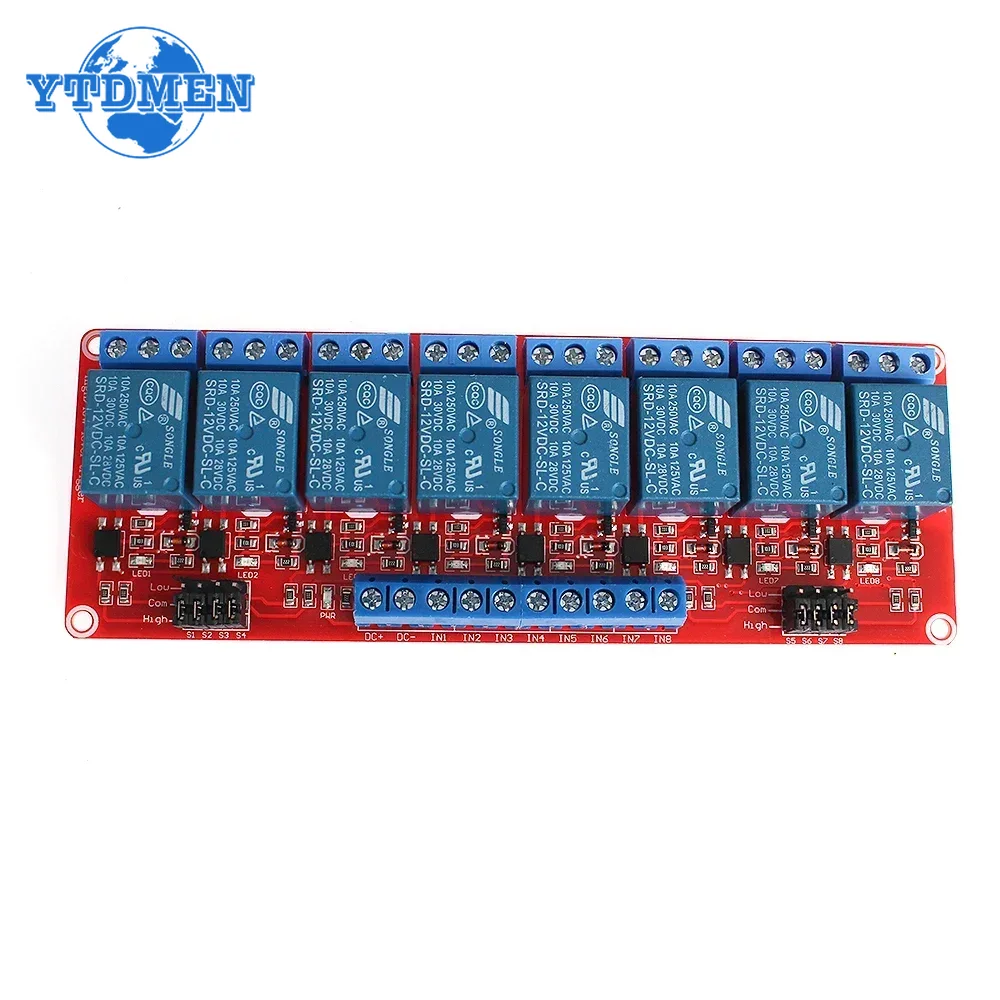 Módulo de relé de 5V, 12V, 24V - Relay Module 4 Channel reseña y precio