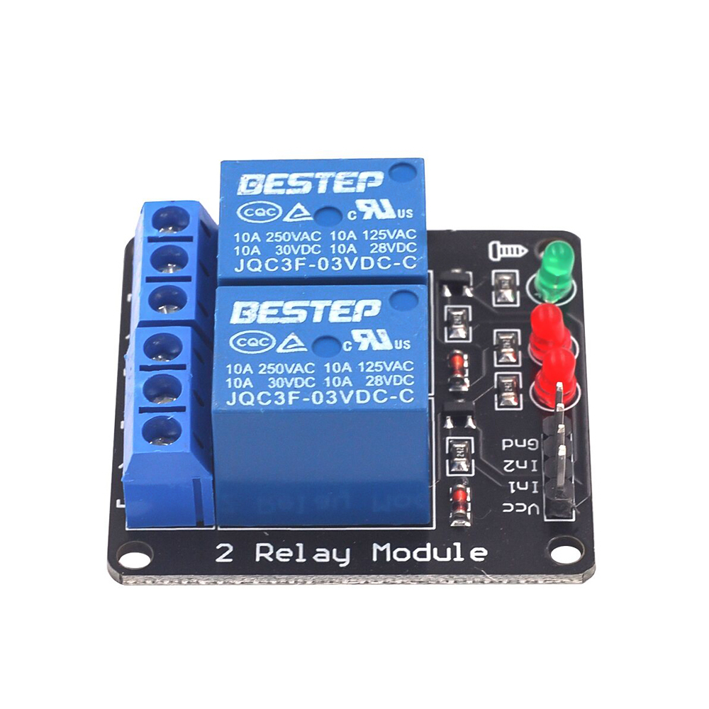 Módulo de relé luminoso activa - Relay Module 4 Channel reseña y precio