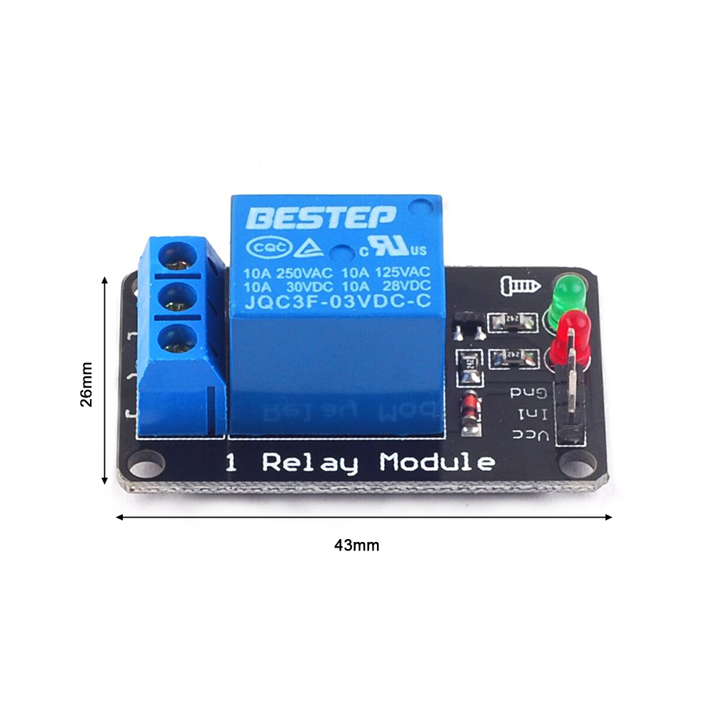 Módulo de relé luminoso activa - Relay Module 4 Channel reseña y precio