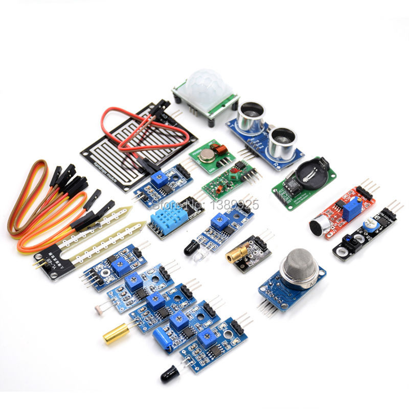 Kit de 16 tipos de módulos de  - Ultrasonic Sensor Hc-Sr04 reseña y precio
